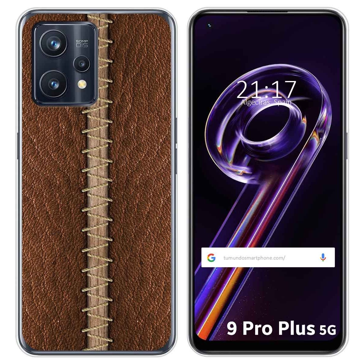 Funda Silicona para Realme 9 Pro Plus 5G diseño Cuero 01 Dibujos