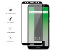 Protector Cristal Templado Frontal Completo Negro para Huawei Mate 10 Lite  Vidrio