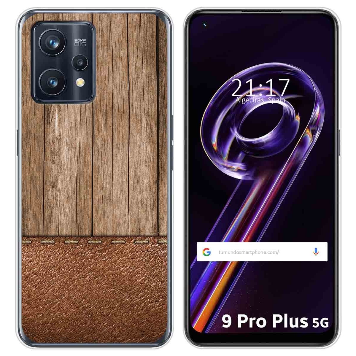 Funda Silicona para Realme 9 Pro Plus 5G diseño Madera 09 Dibujos