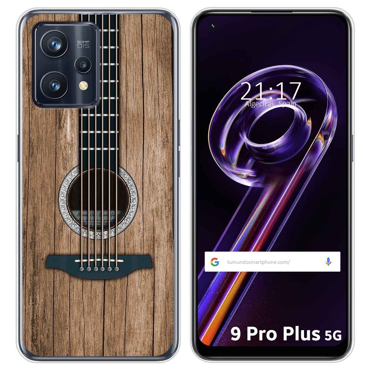 Funda Silicona para Realme 9 Pro Plus 5G diseño Madera 11 Dibujos