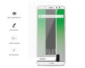 Protector Cristal Templado Frontal Completo Blanco para Huawei Mate 10 Lite  Vidrio