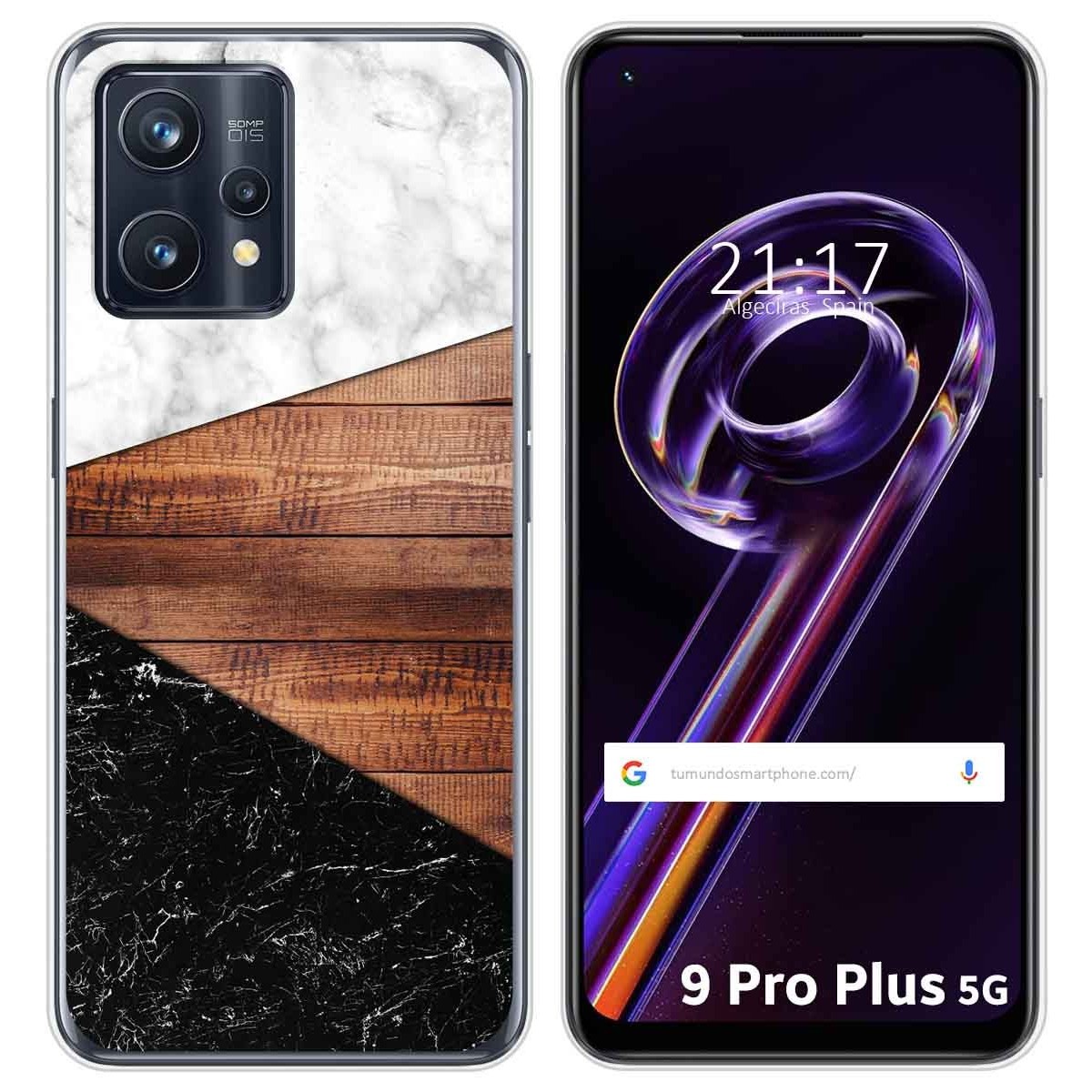 Funda Silicona para Realme 9 Pro Plus 5G diseño Mármol 11 Dibujos