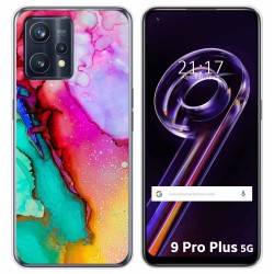 Funda Silicona para Realme 9 Pro Plus 5G diseño Mármol 15 Dibujos