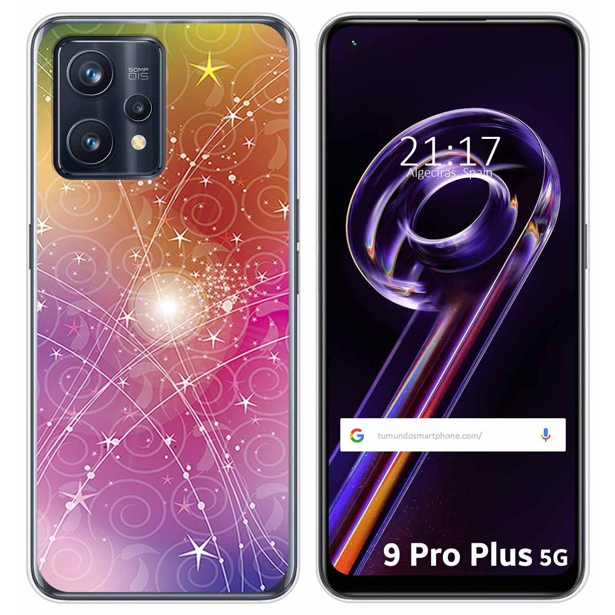 Funda Silicona para Realme 9 Pro Plus 5G diseño Abstracto Dibujos