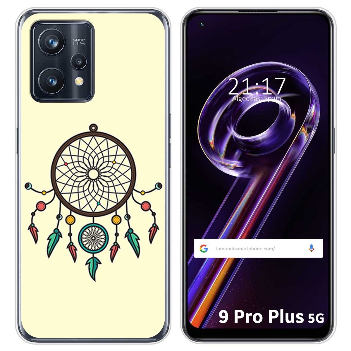 Funda Silicona para Realme 9 Pro Plus 5G diseño Atrapasueños Dibujos
