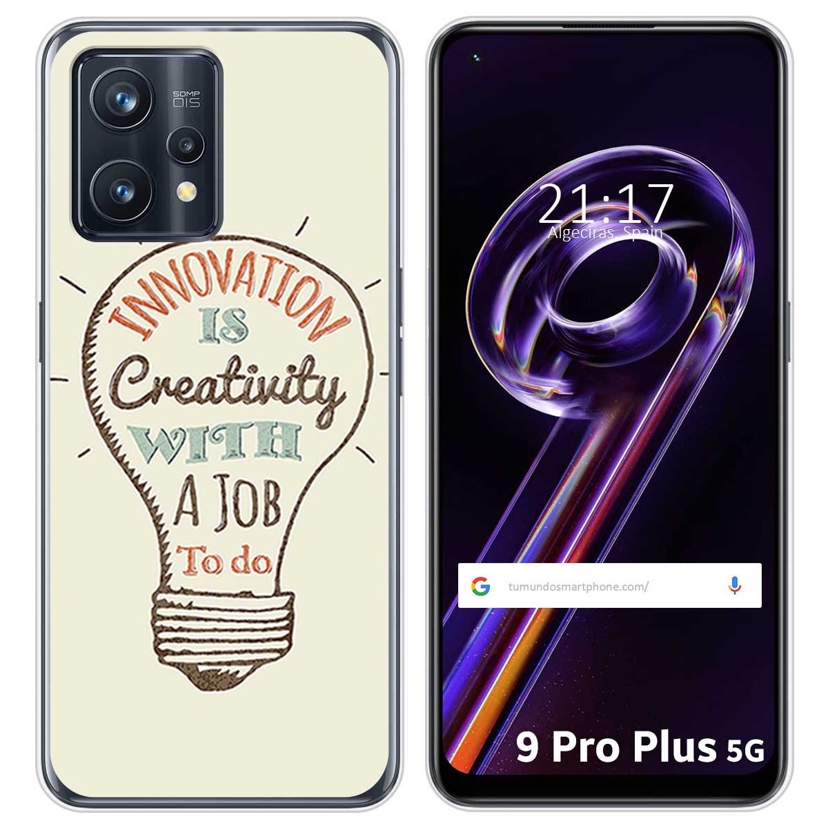 Funda Silicona para Realme 9 Pro Plus 5G diseño Creativity Dibujos