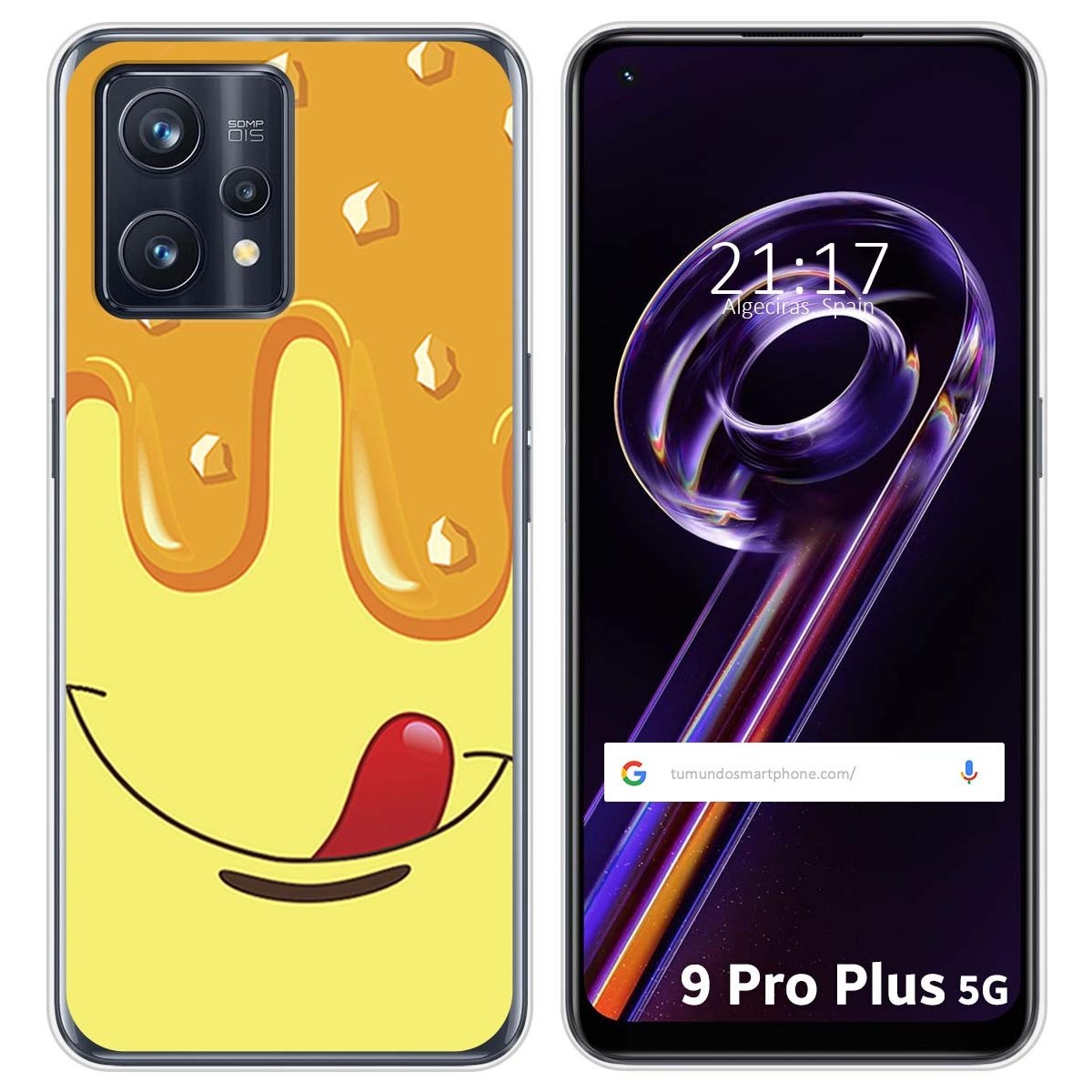 Funda Silicona para Realme 9 Pro Plus 5G diseño Helado Vainilla Dibujos