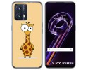 Funda Silicona para Realme 9 Pro Plus 5G diseño Jirafa Dibujos