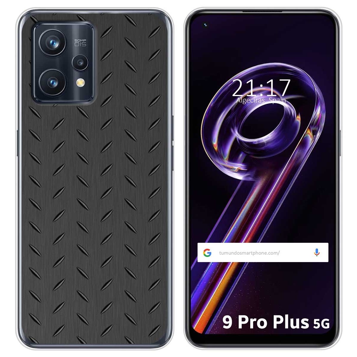 Funda Silicona para Realme 9 Pro Plus 5G diseño Metal Dibujos