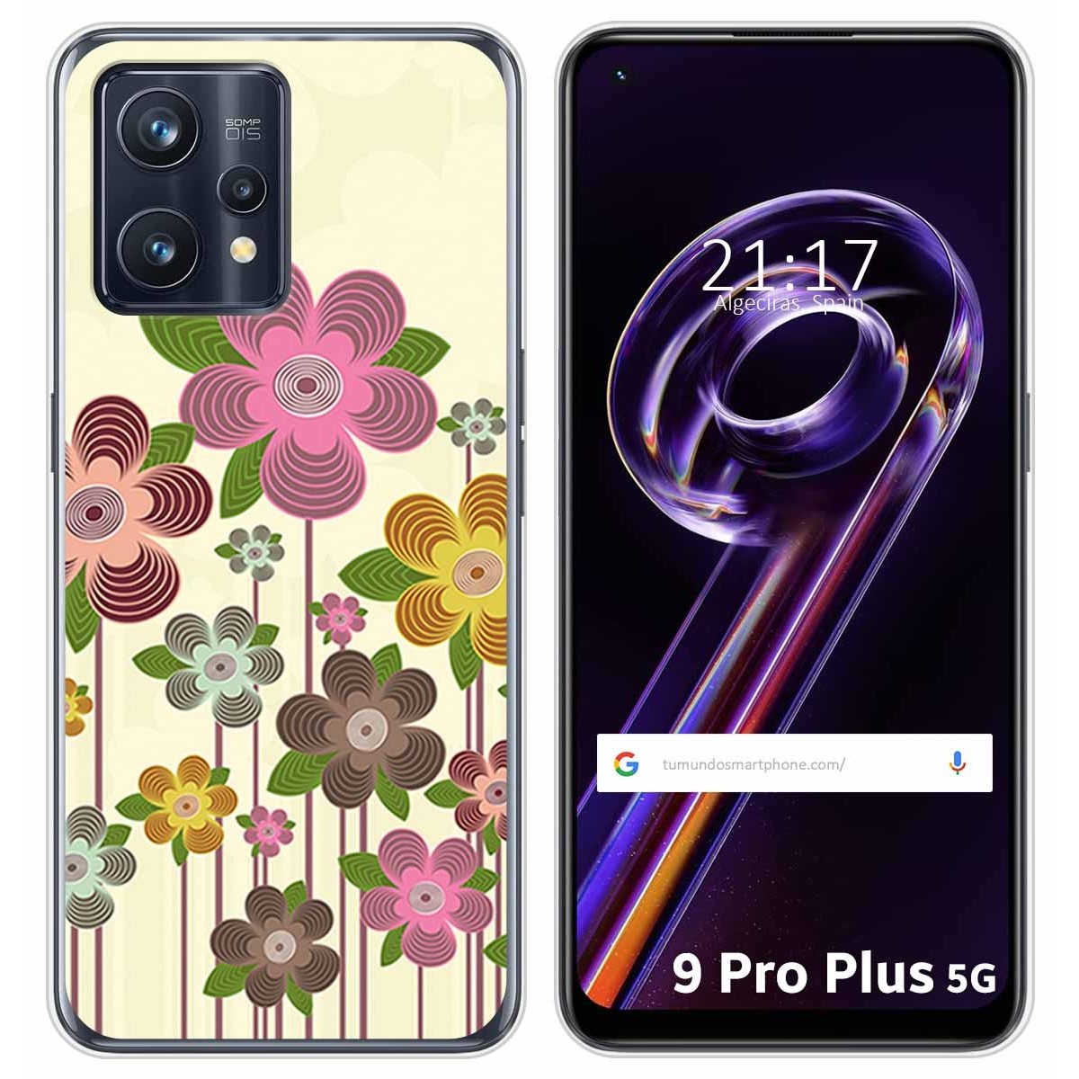 Funda Silicona para Realme 9 Pro Plus 5G diseño Primavera En Flor Dibujos