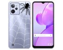 Funda Silicona Transparente para Realme C31 diseño Araña Dibujos