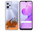 Funda Silicona Transparente para Realme C31 diseño Bufalo Dibujos