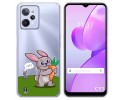 Funda Silicona Transparente para Realme C31 diseño Conejo Dibujos