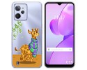 Funda Silicona Transparente para Realme C31 diseño Jirafa Dibujos