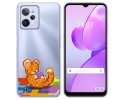 Funda Silicona Transparente para Realme C31 diseño Leopardo Dibujos