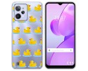 Funda Silicona Transparente para Realme C31 diseño Pato Dibujos