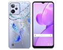 Funda Silicona Transparente para Realme C31 diseño Plumas Dibujos