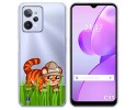 Funda Silicona Transparente para Realme C31 diseño Tigre Dibujos