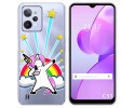 Funda Silicona Transparente para Realme C31 diseño Unicornio Dibujos
