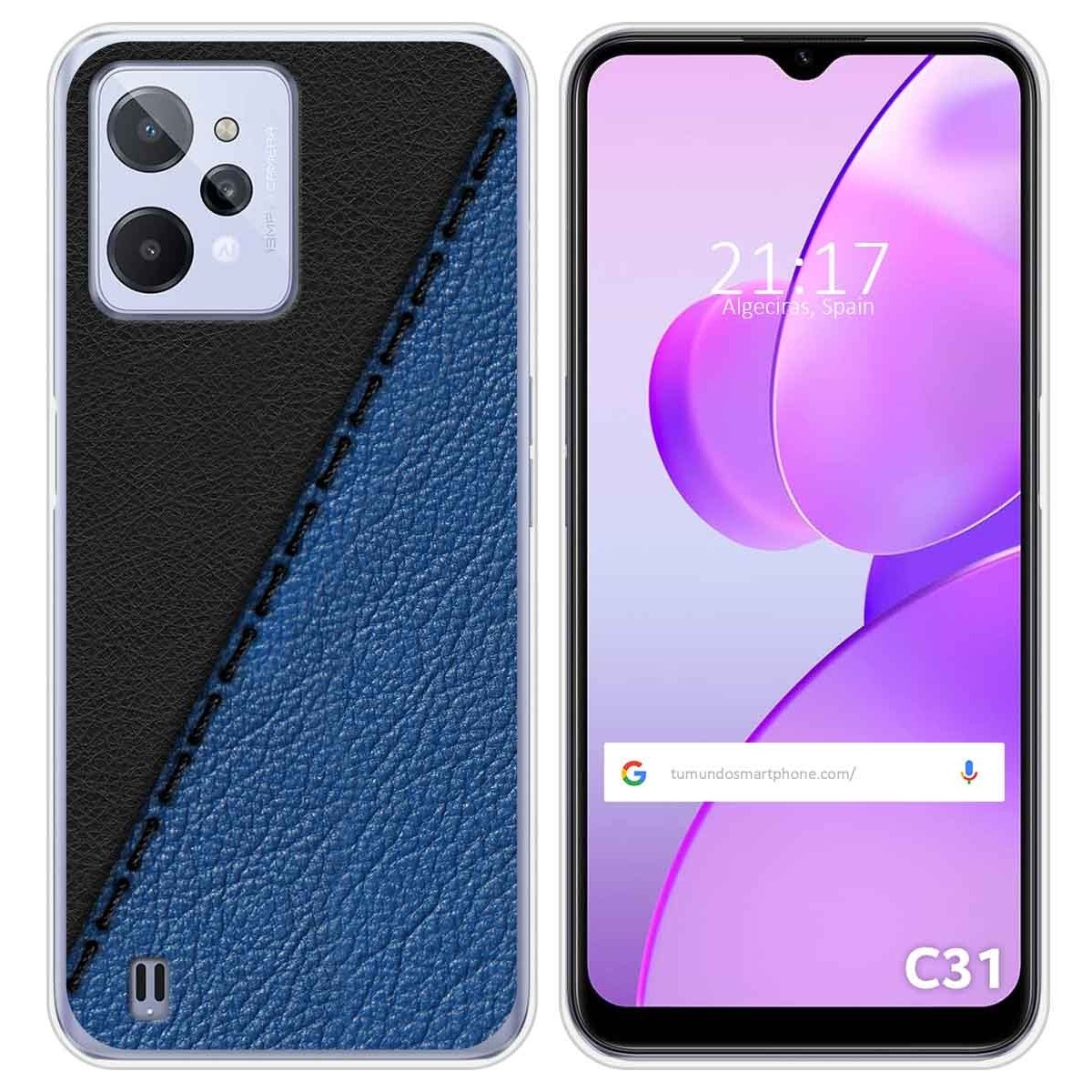 Funda Silicona para Realme C31 diseño Cuero 02 Dibujos