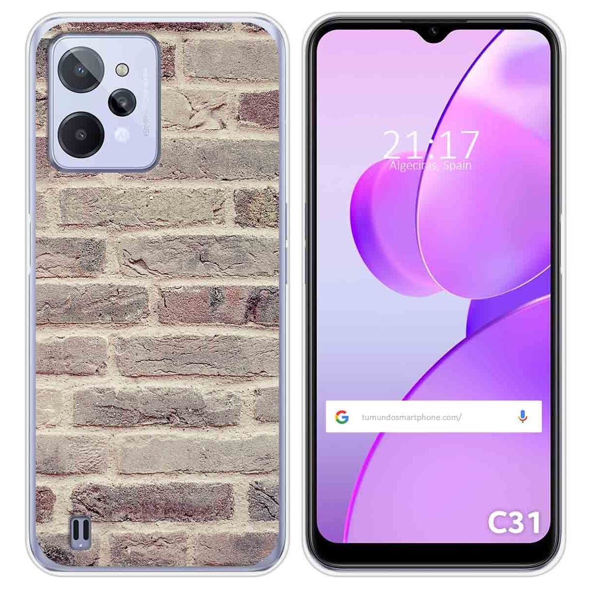 Funda Silicona para Realme C31 diseño Ladrillo 01 Dibujos