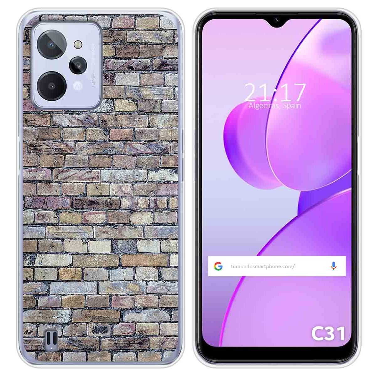 Funda Silicona para Realme C31 diseño Ladrillo 02 Dibujos