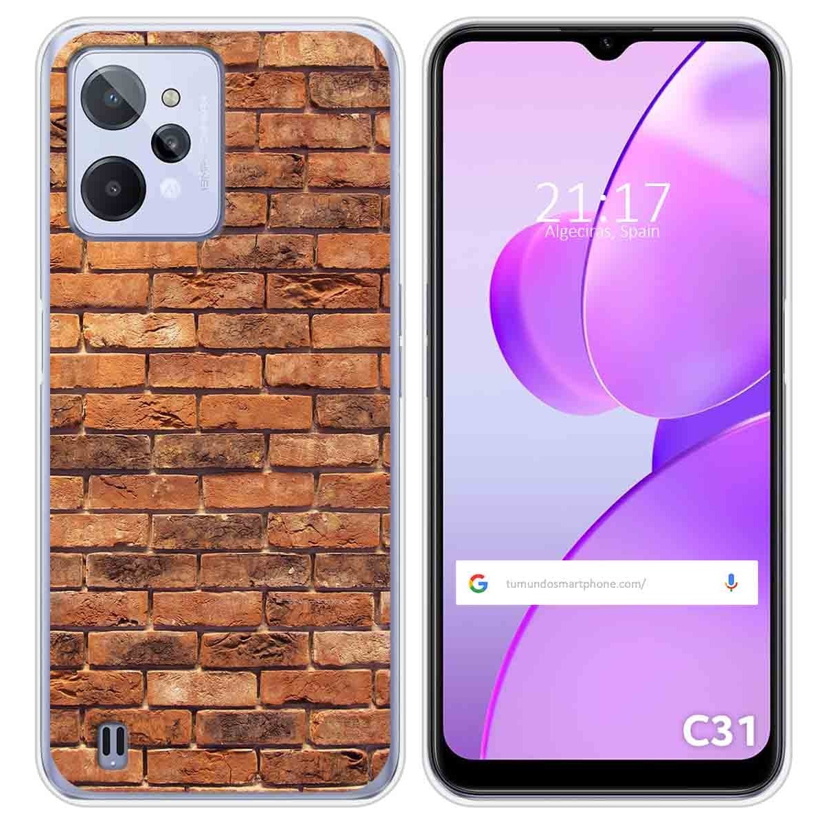 Funda Silicona para Realme C31 diseño Ladrillo 04 Dibujos