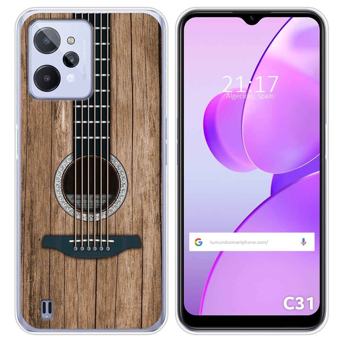 Funda Silicona para Realme C31 diseño Madera 11 Dibujos