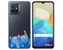 Funda Silicona Transparente para Vivo Y55 5G diseño Hipo Dibujos
