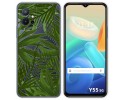 Funda Silicona Transparente para Vivo Y55 5G diseño Jungla Dibujos