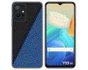 Funda Silicona para Vivo Y55 5G diseño Cuero 02 Dibujos