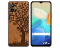 Funda Silicona para Vivo Y55 5G diseño Cuero 03 Dibujos