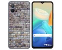 Funda Silicona para Vivo Y55 5G diseño Ladrillo 02 Dibujos