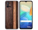 Funda Silicona para Vivo Y55 5G diseño Madera 05 Dibujos