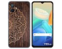 Funda Silicona para Vivo Y55 5G diseño Madera 06 Dibujos