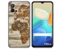 Funda Silicona para Vivo Y55 5G diseño Madera 07 Dibujos