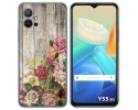 Funda Silicona para Vivo Y55 5G diseño Madera 08 Dibujos