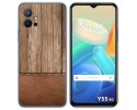 Funda Silicona para Vivo Y55 5G diseño Madera 09 Dibujos