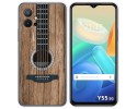 Funda Silicona para Vivo Y55 5G diseño Madera 11 Dibujos
