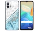 Funda Silicona para Vivo Y55 5G diseño Mármol 02 Dibujos