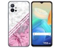 Funda Silicona para Vivo Y55 5G diseño Mármol 03 Dibujos