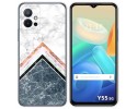 Funda Silicona para Vivo Y55 5G diseño Mármol 05 Dibujos
