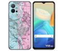 Funda Silicona para Vivo Y55 5G diseño Mármol 08 Dibujos