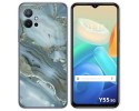 Funda Silicona para Vivo Y55 5G diseño Mármol 09 Dibujos