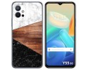 Funda Silicona para Vivo Y55 5G diseño Mármol 11 Dibujos
