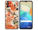 Funda Silicona para Vivo Y55 5G diseño Mármol 12 Dibujos