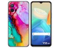 Funda Silicona para Vivo Y55 5G diseño Mármol 15 Dibujos