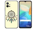 Funda Silicona para Vivo Y55 5G diseño Atrapasueños Dibujos