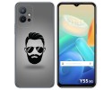Funda Silicona para Vivo Y55 5G diseño Barba Dibujos