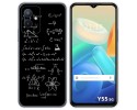 Funda Silicona para Vivo Y55 5G diseño Formulas Dibujos